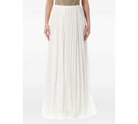 Ralph Lauren Collection Niccola pleated maxi skirt - White 4