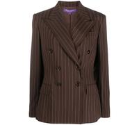Ralph Lauren Collection Safford striped wool blazer - Brown 4-8