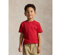 Ralph Lauren Cotton Jersey Short Sleeve T-Shirt Red Kids - 7