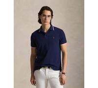 Ralph Lauren Custom Slim Fit Contrast short sleeve polo shirt navy blue - S