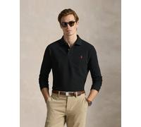 Ralph Lauren Custom Slim Fit Mesh long sleeve polo shirt black red - M