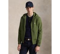 Ralph Lauren Double Knit Full Zip Hoodie Dark Green - S