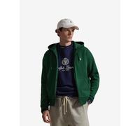 Ralph Lauren Double Knit Full Zip Hoodie Deep Green - M