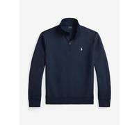 Ralph Lauren Double Knit Half Zip Sweatshirt Navy Blue - S