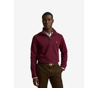 Ralph Lauren Estate-Rib Half Zip sweatshirt burgundy - S