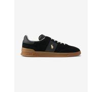 Polo Ralph Lauren Heritage Aera Leather/suede Sneakers - Black, Black, Size 8, Men Black