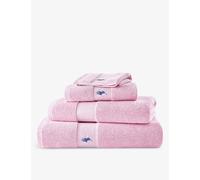 Ralph Lauren Home Ralph Lauren Home Carmel Logo-Embroidered Cotton Bath Sheet 90cm x 160cm Carmel Pink Face Cloth
