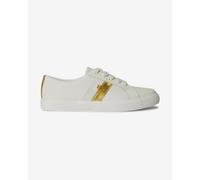 Ralph Lauren Janson II Metallic Shoes White Gold Women - 39