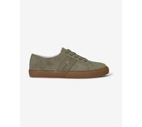 Ralph Lauren Janson II olive green suede leather shoes women - 37
