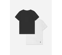 Ralph Lauren Kids Boys 2 Pack T-Shirt Set in Black - White - 10-12 YRS (M)