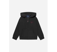 Ralph Lauren Kids Boys Logo Zip Up Top in Black - Black - 6 Yrs