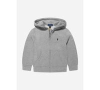 Ralph Lauren Kids Boys Logo Zip Up Top in Grey - Grey - 6 Yrs