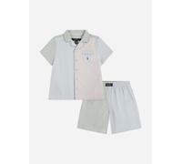 Ralph Lauren Kids Ralph Lauren Boys Striped Oxford Short Pyjamas Set in Multicolour - Multicoloured - 6 Yrs