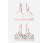 Ralph Lauren Kids Ralph Lauren Girls 2 Pack Bralette Set in Ivory - Ivory - US M - UK 8 - 10 Yrs