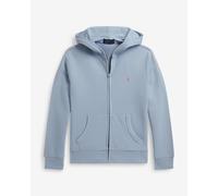 Ralph Lauren Knit Shirt Full Zip Hoodie Blue Junior - S