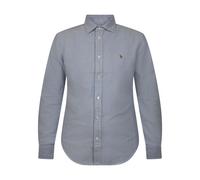 Ralph Lauren Logo Embroidery Shirt Blue Women's