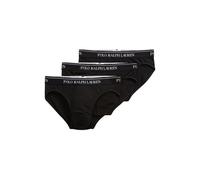 Polo Ralph Lauren Men's 3 Pack Briefs - Black/Multi Waistband - S