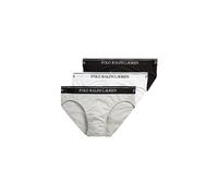 Ralph Lauren Low-Rise-Brief 3-Pack - White/Polo Black/Andover Heather