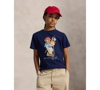 Ralph Lauren Polo Bear Nautical short sleeve t-shirt navy blue kids - M