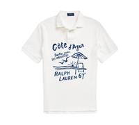 Ralph Lauren Polo Classic Fit Mesh Polo Shirt White Men's For Him