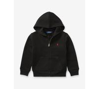 Ralph Lauren Pure Black Red Fleece Hoodie Kids - 7