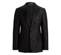 Ralph Lauren Purple Label paisley-jacquard single-breasted blazer - Black 40