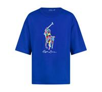 Ralph Lauren Relaxed Fit Big Pony Cotton T-Shirt Blue Mens Short Sleeve Top
