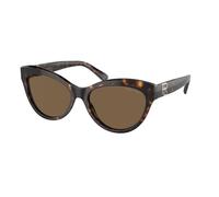 Ralph Lauren RL8213 THE BETTY 500373 Woman Sunglasses Acetate Turtle Brown Cat Eye Normal