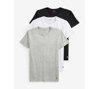 Ralph Lauren Slim Fit Short Sleeve T-shirt Grey White Black (3 Pack) - L