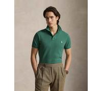 Polo Ralph Lauren Mens Custom Slim Fit Mesh Polo Shirt - Colour: 427 Antique Green/Antique Cream PP - Size: XXL