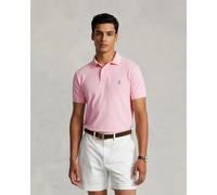 Polo Ralph Lauren Mens Custom Slim Fit Mesh Polo Shirt - Colour: 033 Carmel Pink - Size: Small