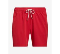 Polo Ralph Lauren Mens Regular Fit Traveler Mid Swim Shorts - Colour: 005 Red - Size: Large
