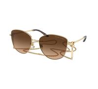 Ralph Lauren Woman RL7079 THE VIVIENNE 915074 Sunglasses Metal Gold Grey Round Normal Shaded