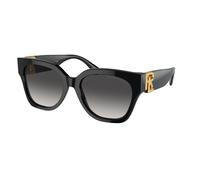 Ralph Lauren Woman RL8221 THE OVERSZED RICKY 50018G Sunglasses Acetate Black Grey Butterfly Normal Shaded