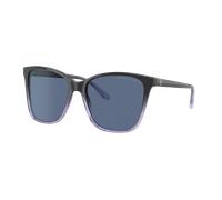 Ralph Lauren Woman Sunglass RL8201 - Frame color: Shiny Gradient Black/ Transparent Blue, Lens color: Blue
