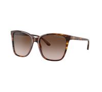 Ralph Lauren Woman Sunglass RL8201 - Frame color: Shiny Striped Havana, Lens color: Gradient Brown
