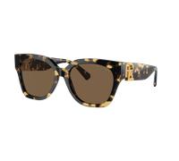Ralph Lauren Woman RL8221 THE OVERSZED RICKY 500473 Sunglasses Acetate Brown Brown Butterfly Normal