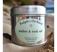 Ralph’s Orchard Amber & Rock Salt - Candle in Tin