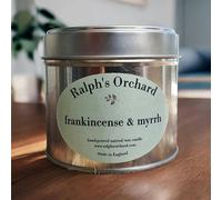 Ralph’s Orchard Frankincense & Myrrh Scented Candle - Candle in Silver Tin