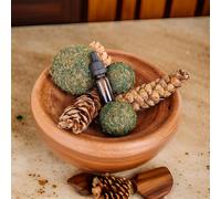 Ralph’s Orchard Natural Pine Cone & Moss Ball Potpourri with Scent Dropper - Tomato Vine
