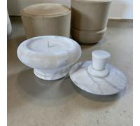 Ralph’s Orchard Repurposed Stone Trinket Dish Candle - Oro Verde