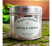 Ralph’s Orchard Wild Fig & Oakmoss Scented Candle - Silver Tin