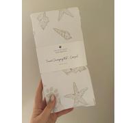 Ralphie Bear Baby Compact Travel Changing Mat, Portable, Folded and Fastened with Popper, Padded for Comfort, Seashell Neutral Print, 60x40cm Laid Flat. Folded Size Approx 29x13cm.