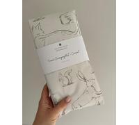 Ralphie Bear Baby Compact Travel Changing Mat, Portable, Folded and Fastened with Popper, Padded for Comfort, Woodland Animals Neutral Print, 60x40cm Laid Flat. Folded Size Approx 29x13cm.