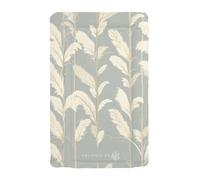 Ralphie Bear Baby Table Changing Mat, Premium Foam, Dusky Blue Pampas Leaf Print, 80cm x 46cm