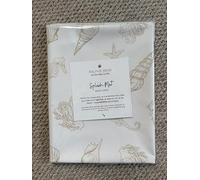Ralphie Bear Baby & Toddler Splash Mat for Under Highchairs, Weaning, Messy Play and Crafts, Neutral Seashell Print, 120x120cm