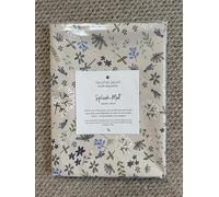 Ralphie Bear Baby & Toddler Splash Mat for Under Highchairs, Weaning, Messy Play and Crafts, Neutral Wildflower Floral Print, 120x120cm