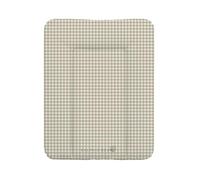 Ralphie Bear Comfort Baby Changing Mat, Premium Padded Edges, Cushion Sides, Gingham Sage Green Print, 70x50cm