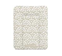 Ralphie Bear Comfort Baby Changing Mat, Premium Padded Edges, Cushion Sides, Neutral Scallop Print, 70x50cm