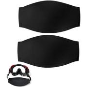 RALSPEC 2 x Neoprene Scuba Diving Mask Strap Cover for Dive Masks Snorkel Snorkellng Headband Anti-Tangle Hair Protector Slap Straps